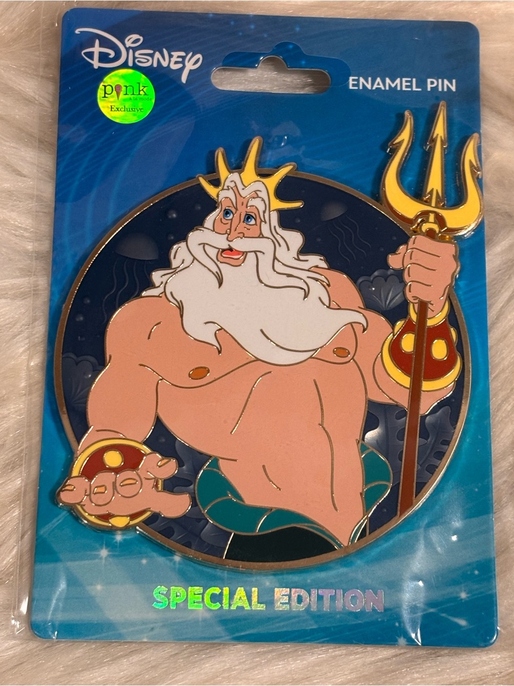 Disney Pin Expression Series King Triton The Little Mermaid Portrait SE 300